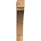 Ekena Millwork Thorton Block Rough Sawn Bracket, Western Red Cedar, 4"W x 24"D x 24"H BKT04X24X24THR05RWR - alternate 4